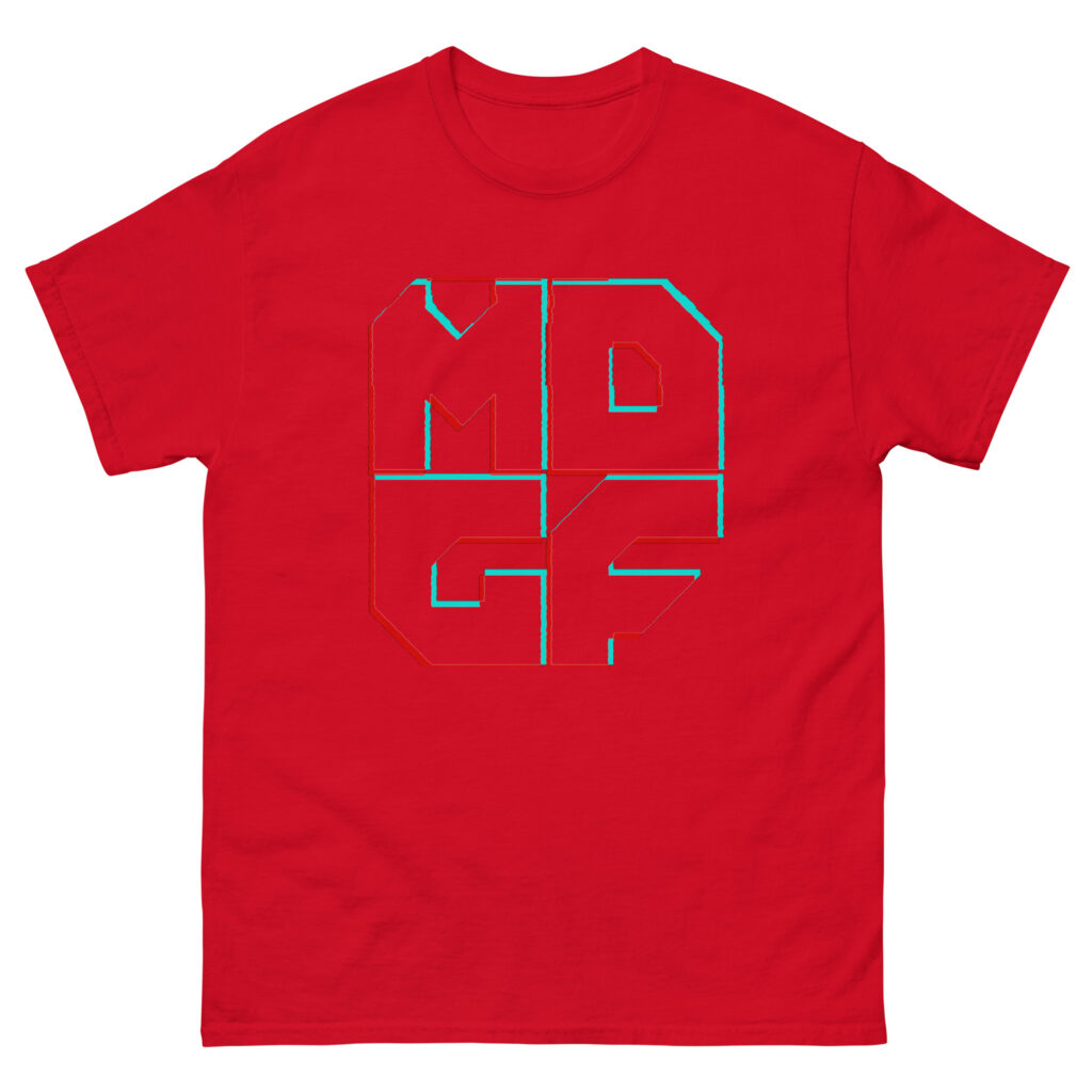 T-shirt "MDGF Glitch Logo" classique unisexe