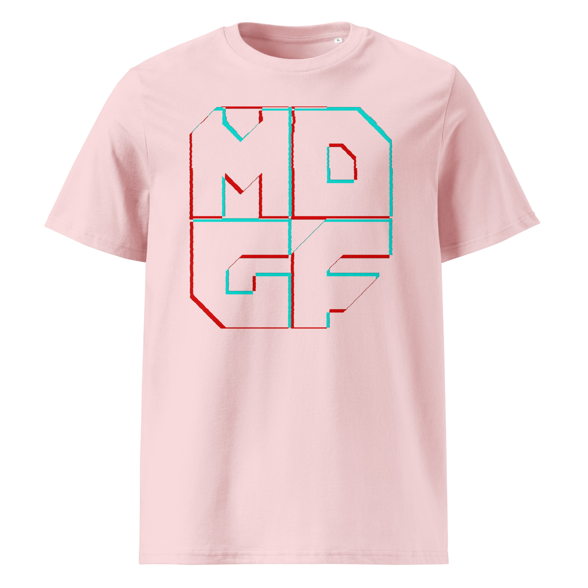 T-shirt unisexe "MDGF Glitch Logo big" en coton biologique – Image 13