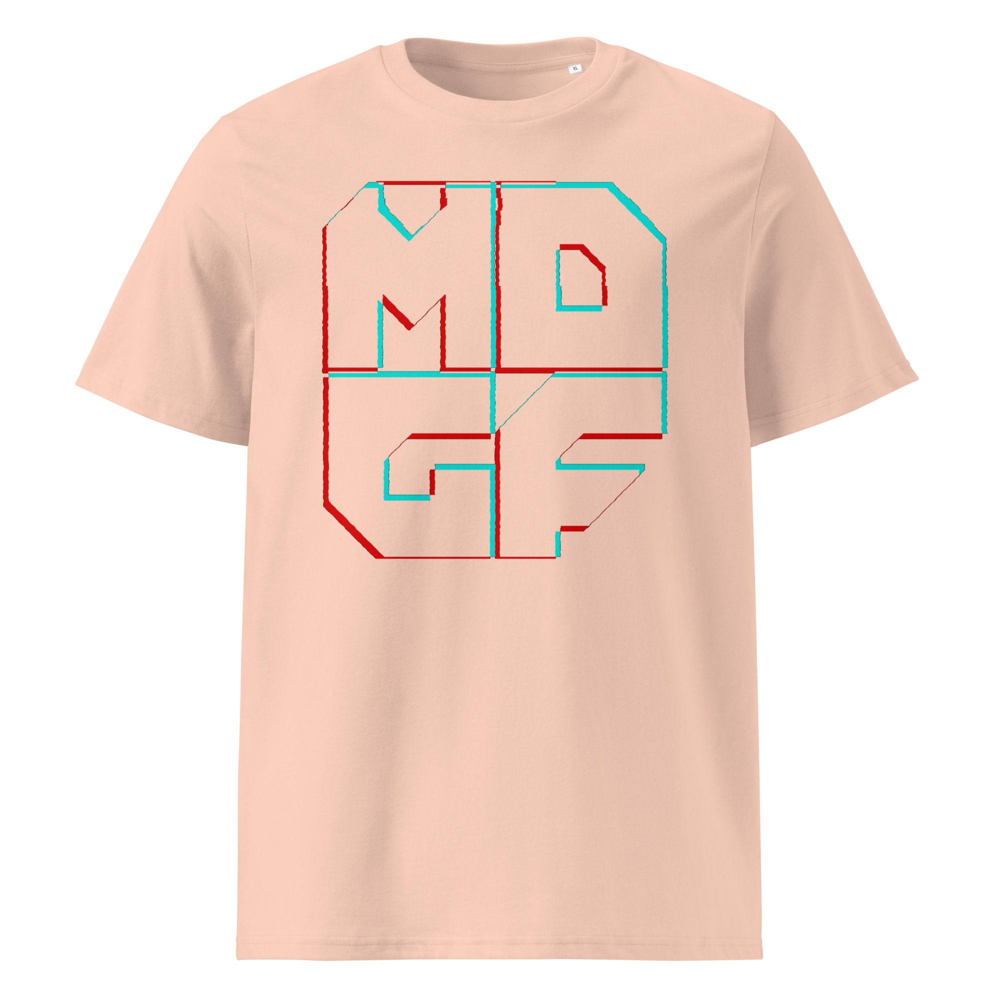 T-shirt unisexe "MDGF Glitch Logo big" en coton biologique – Image 12